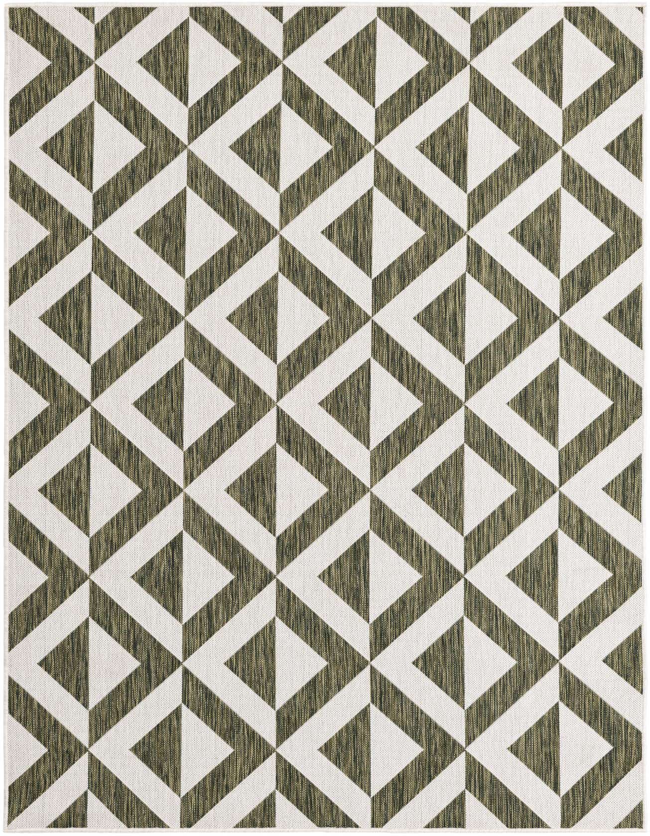 Primary image  Custom Green  Washable Jill Zarin Indoor / Outdoor Rug