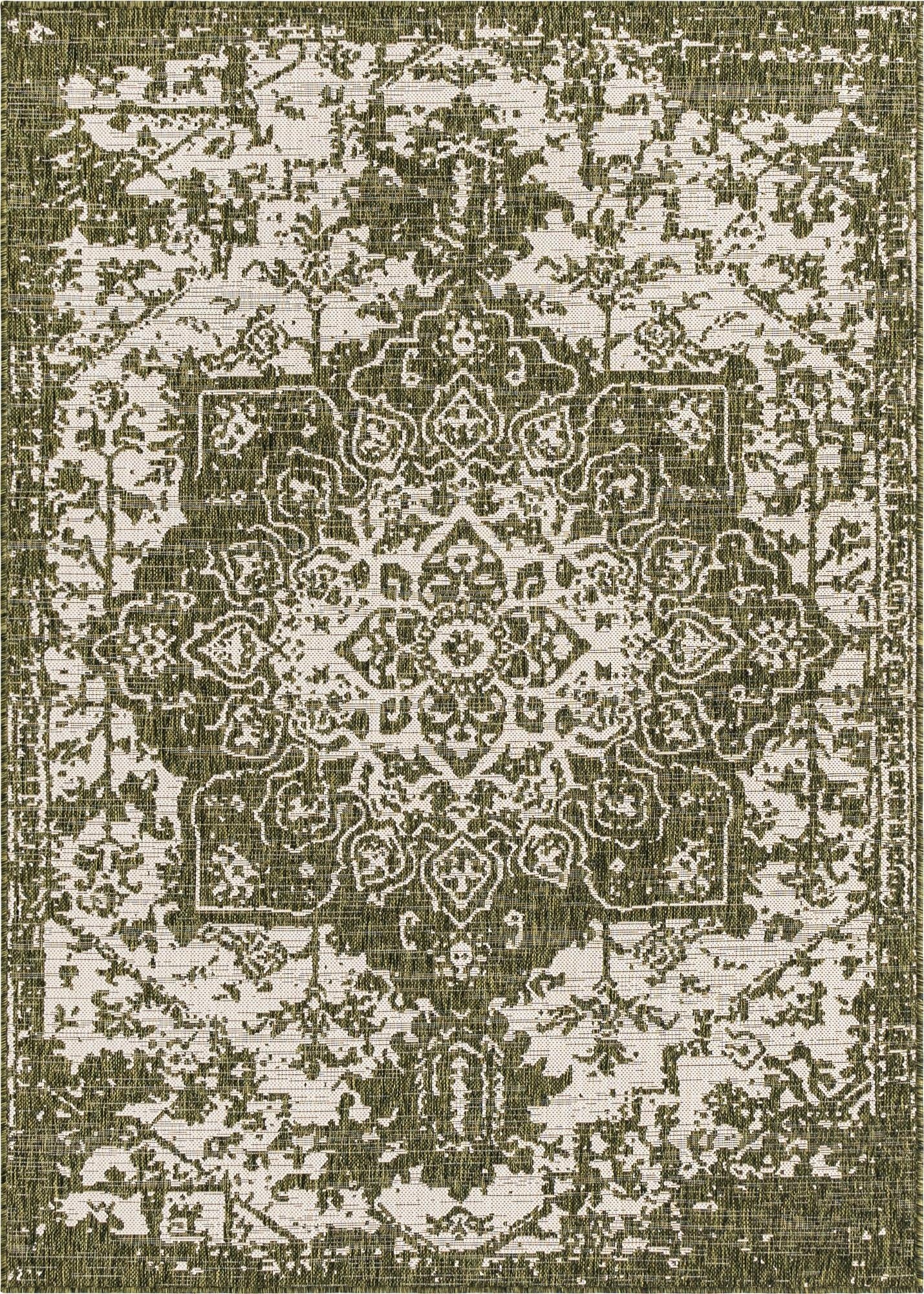  5' 3 x 8'  Washable Jill Zarin Dubai Indoor / Outdoor Rug