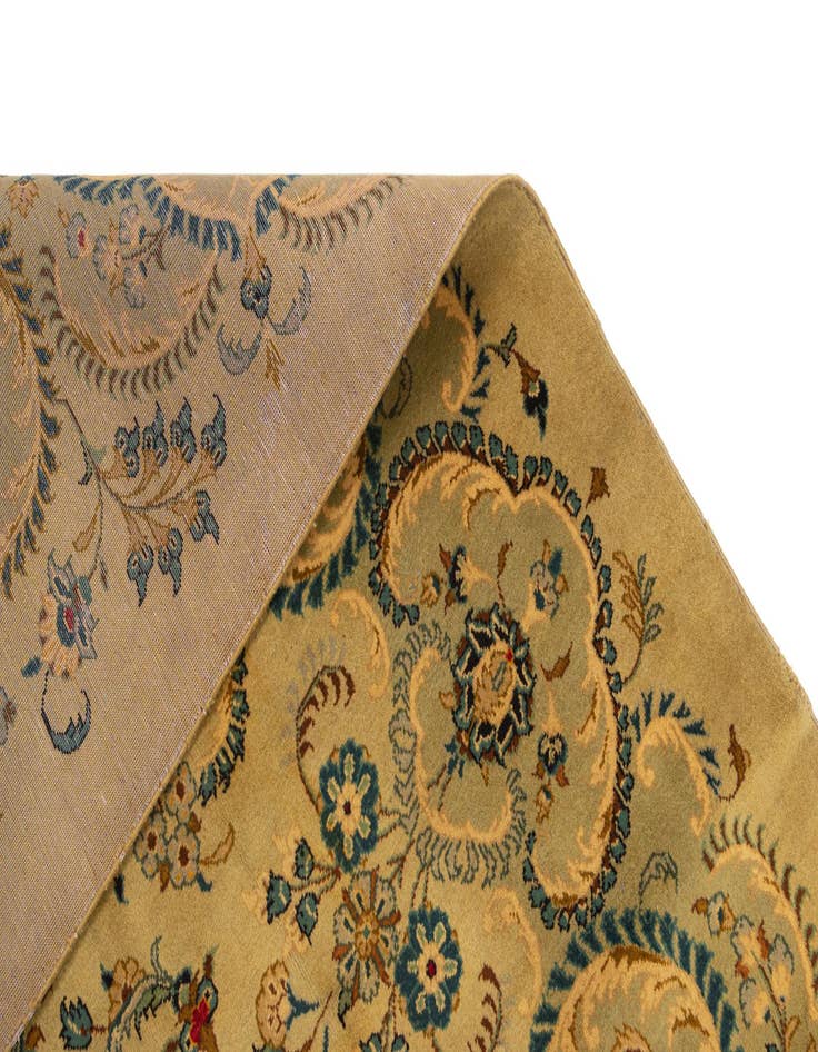 Detail image of  10' x 13' 8 Kashan Wool Rug