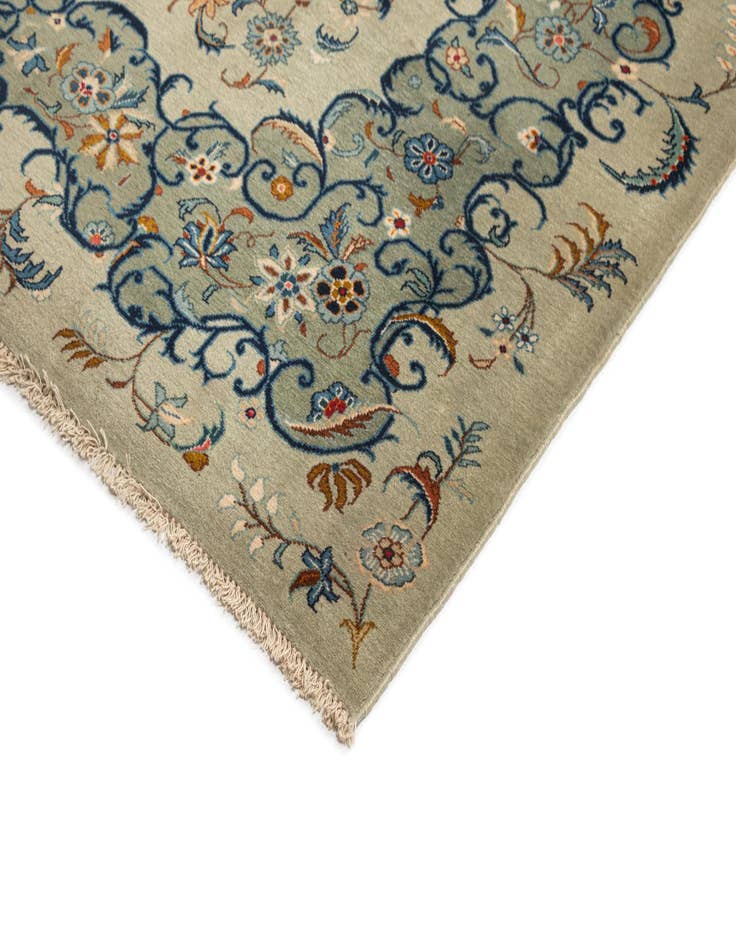 Detail image of  7' 9 x 11' 5 Kashan Wool Rug