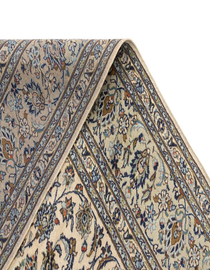 Detail image of  7' 10 x 11' 2 Kashan Wool Rug