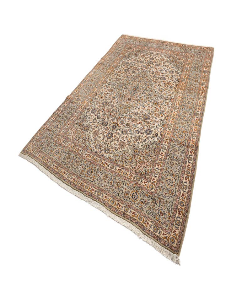 Detail image of  9' 11 x 13' 3 Kashan Wool Rug