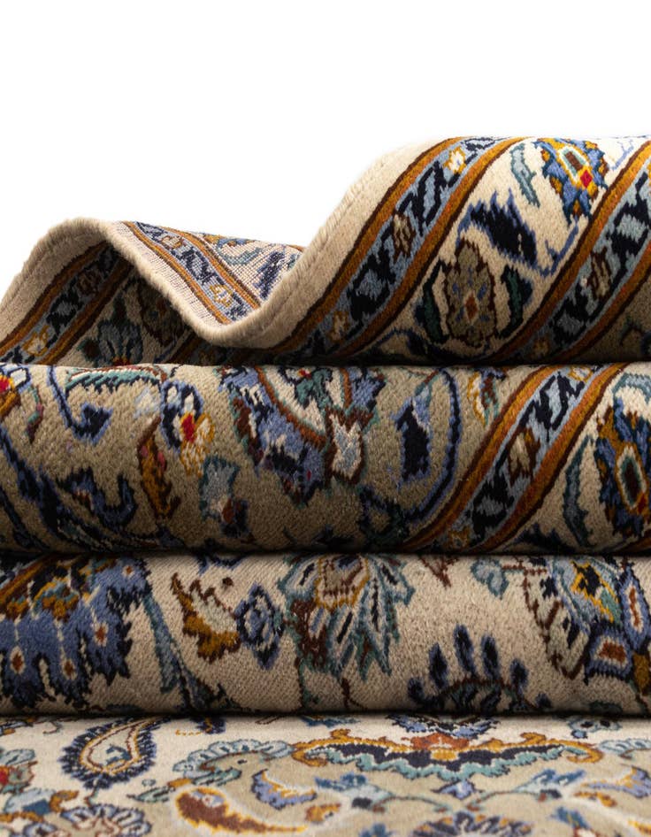 Detail image of  9' 10 x 13' 1 Kashan Wool Rug