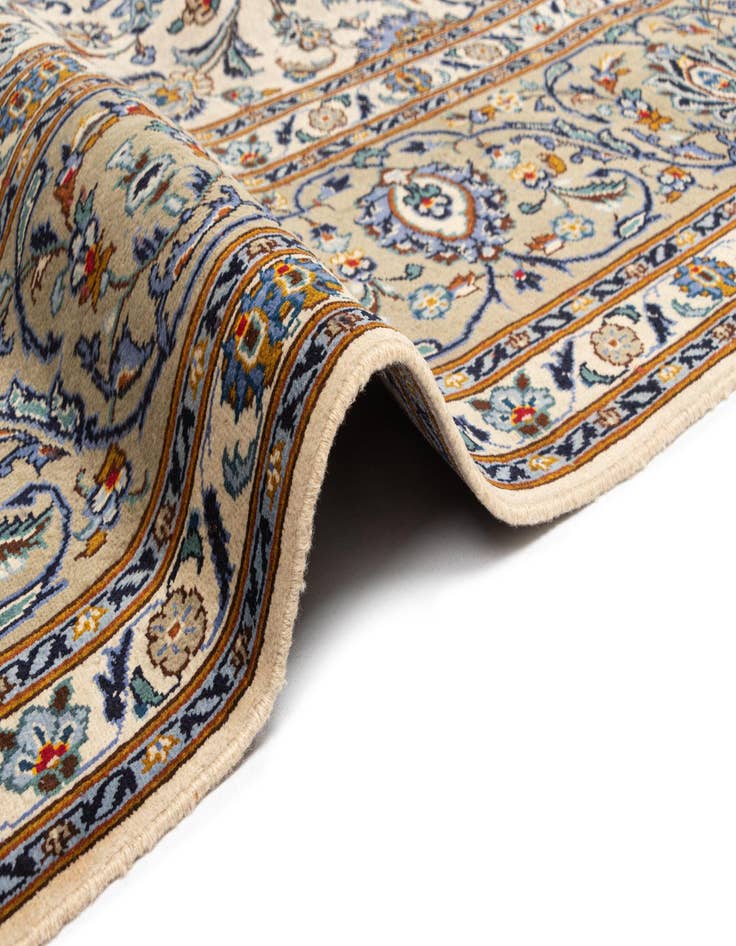 Detail image of  9' 10 x 13' 1 Kashan Wool Rug