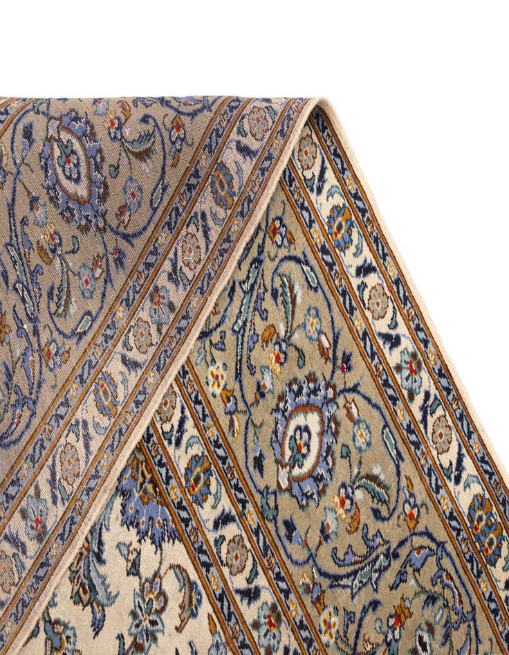 Detail image of  9' 10 x 13' 1 Kashan Wool Rug