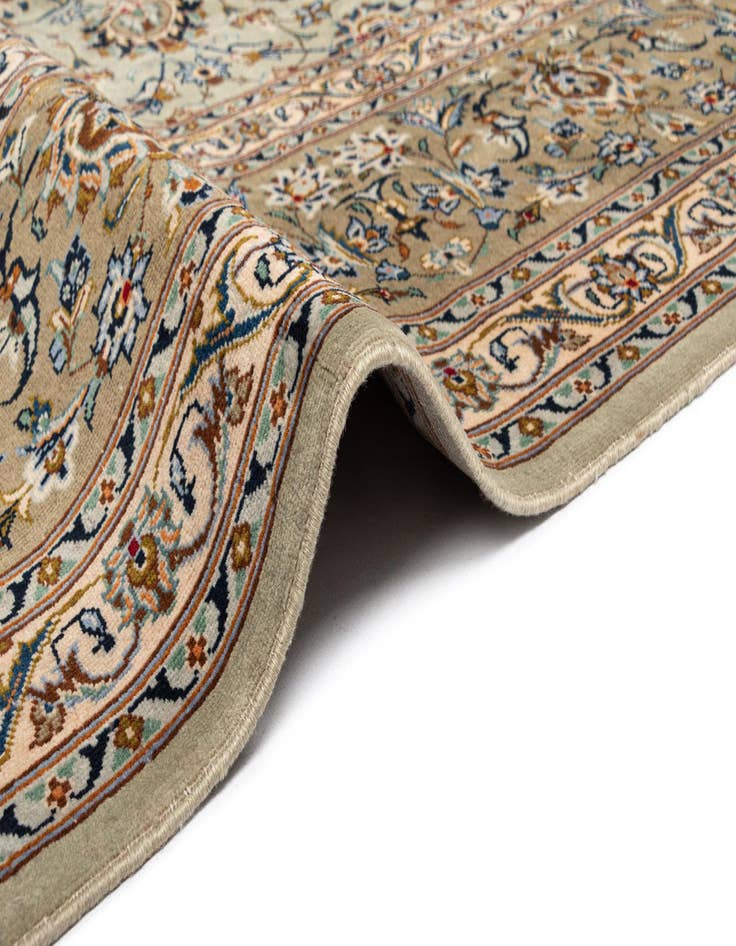 Detail image of  10' 2 x 13' 4 Kashan Wool Rug