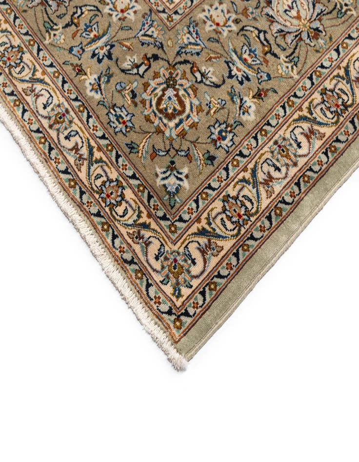 Detail image of  10' 2 x 13' 4 Kashan Wool Rug