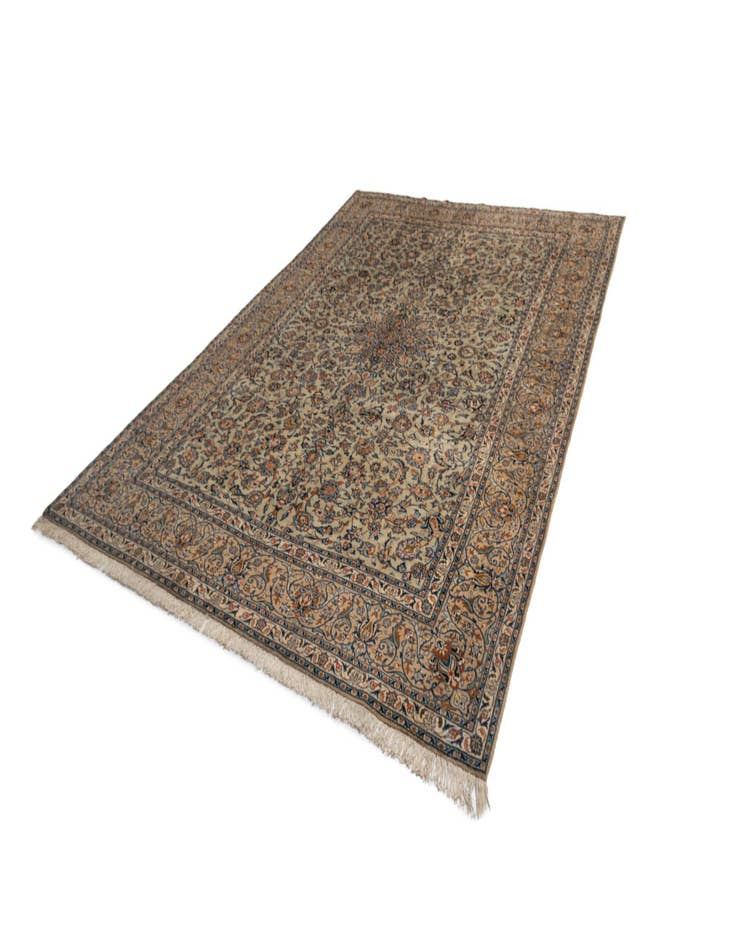 Detail image of  9' 9 x 13' 3 Kashan Wool Rug