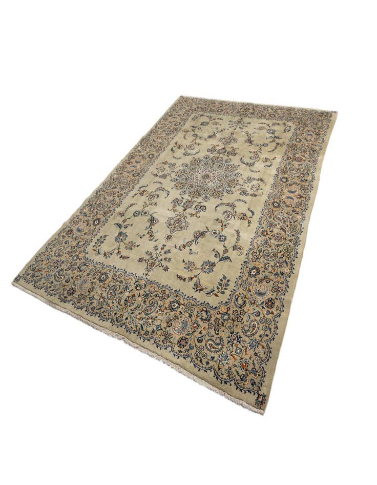 Detail image of  9' 2 x 13' Kashan Wool Rug