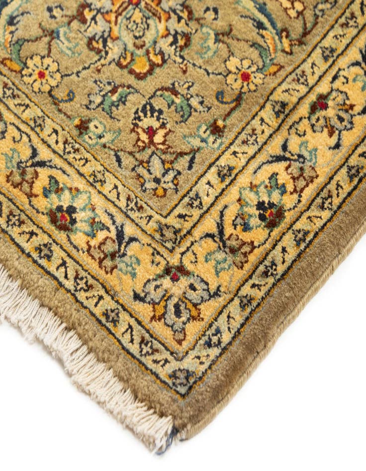 Detail image of  9' 8 x 13' 5  Hand Knotted Kashan Persian Wool Rug