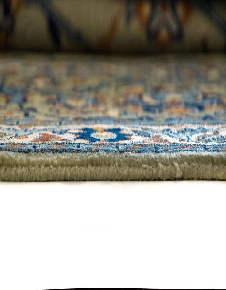 Detail image of  9' 5 x 13' 3  Hand Knotted Kashan Persian Rug
