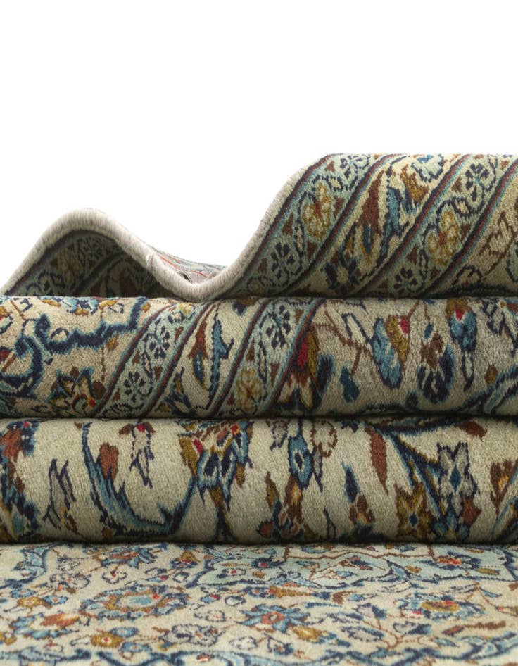 Detail image of  8' x 11' 3 Kashan Rug