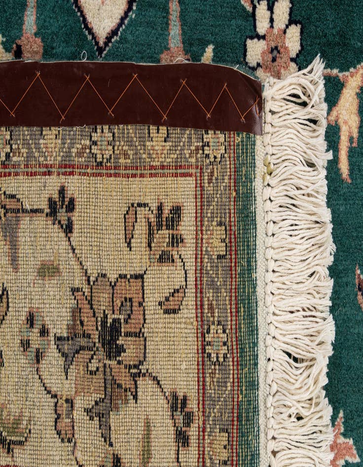 Detail image of  5' x 8' 3  Hand Knotted Kashan Wool Rug