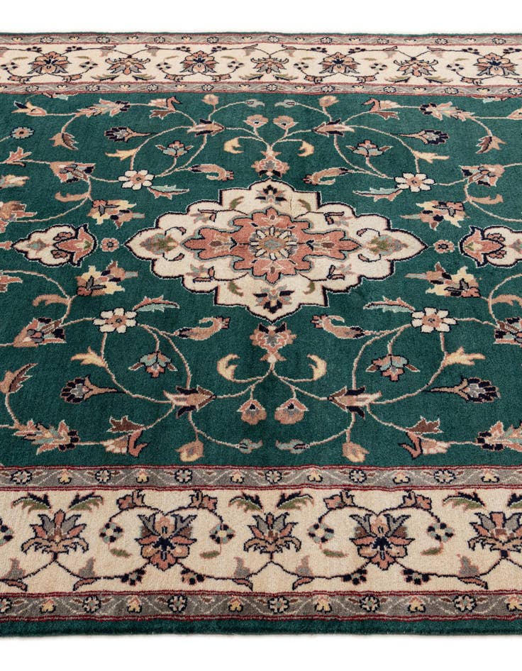 Detail image of  5' x 8' 3  Hand Knotted Kashan Wool Rug