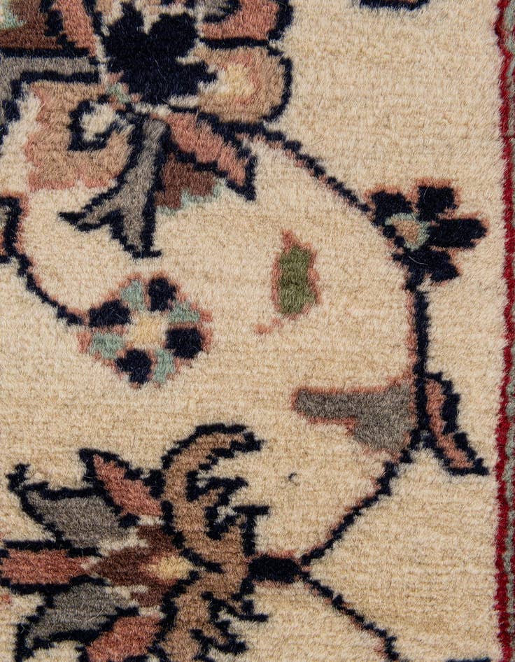 Detail image of  5' x 8' 3  Hand Knotted Kashan Wool Rug