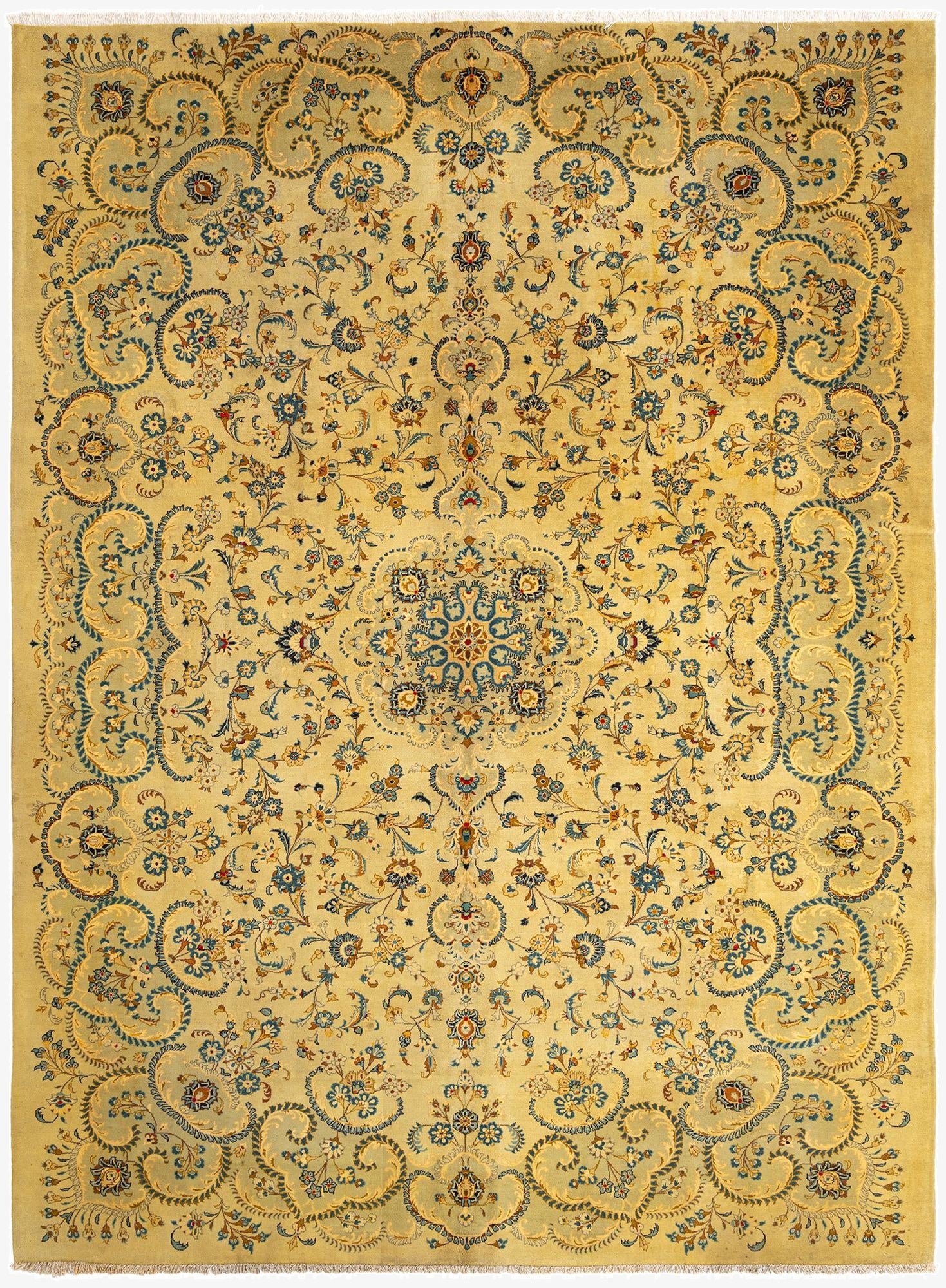  10' x 13' 8 Kashan Wool Rug