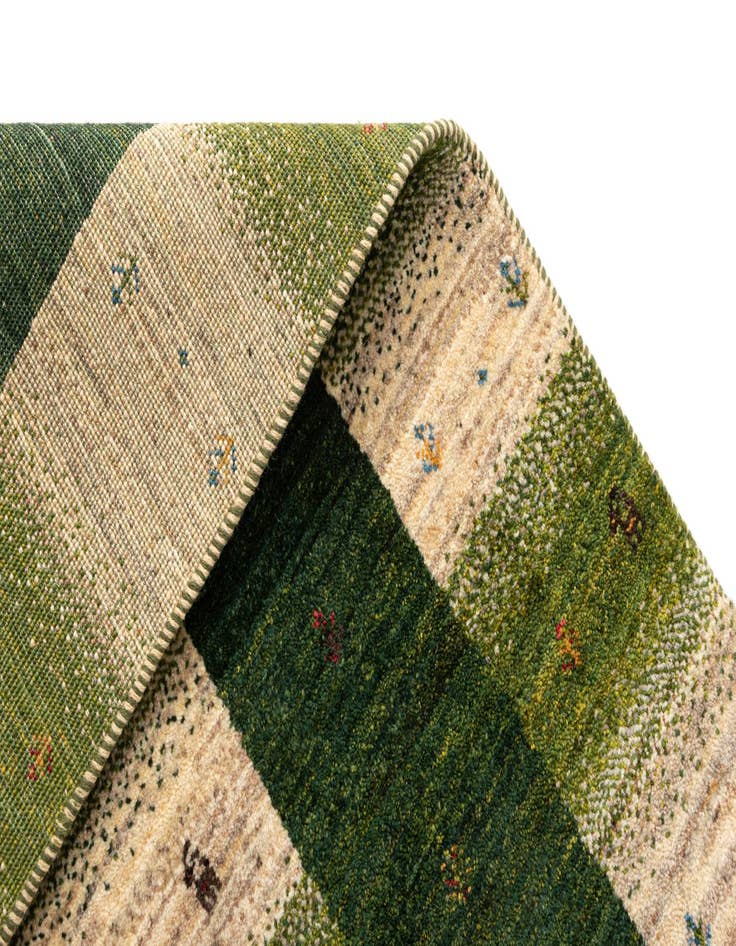 Detail image of  3' 4 x 4' 8 Kashkuli Wool Rug