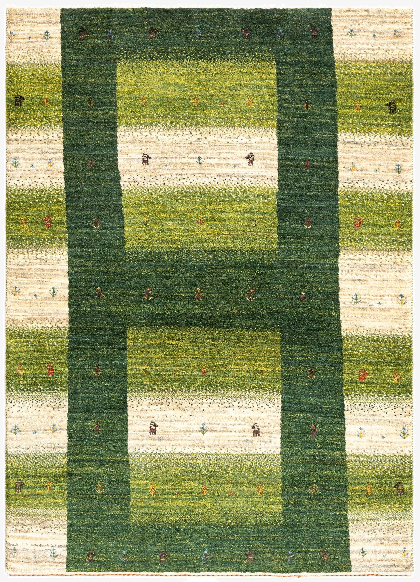  3' 4 x 4' 8 Kashkuli Wool Rug