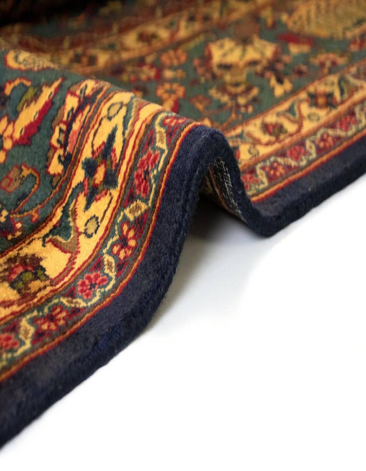 Detail image of  9' 4 x 12' 7  Hand Knotted Kashmar Persian Wool Rug