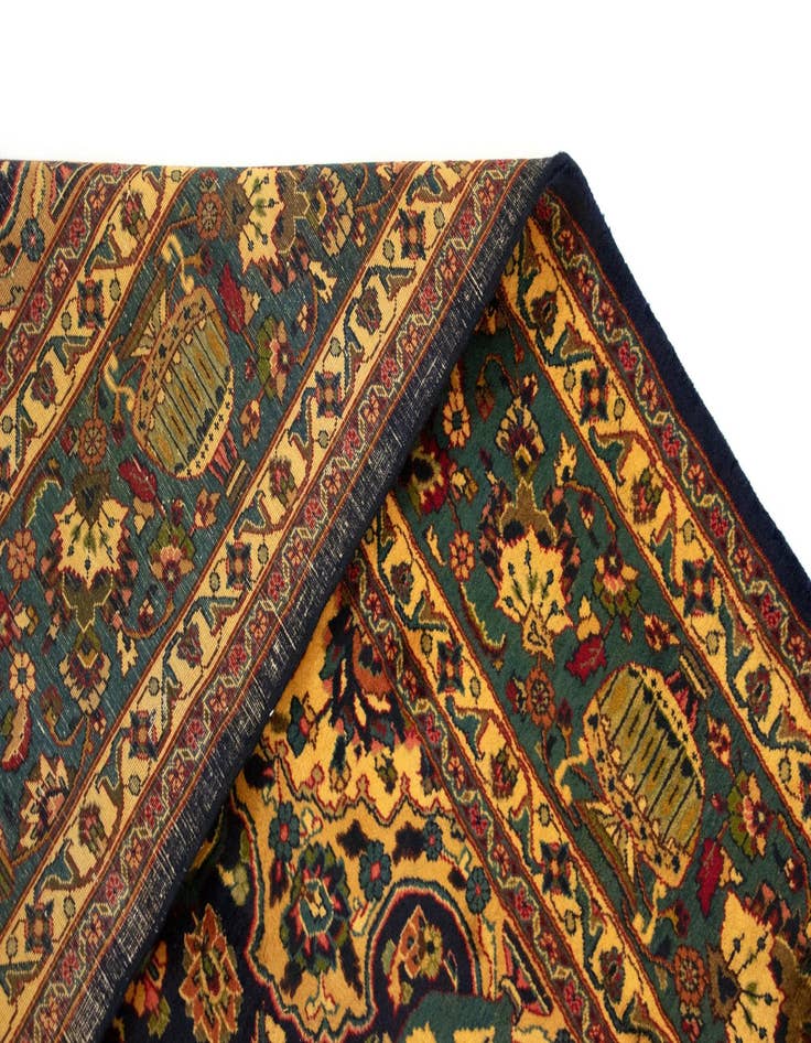 Detail image of  9' 4 x 12' 7  Hand Knotted Kashmar Persian Wool Rug