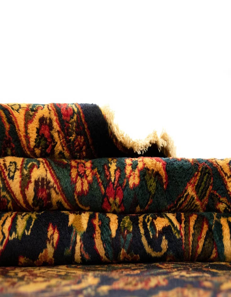 Detail image of  9' 4 x 12' 7  Hand Knotted Kashmar Persian Wool Rug