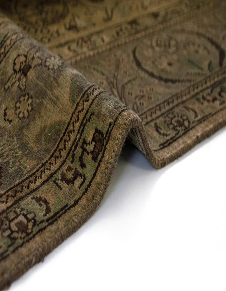 Detail image of  6' 11 x 10' 3  Hand Knotted Kashmar Persian Wool Rug