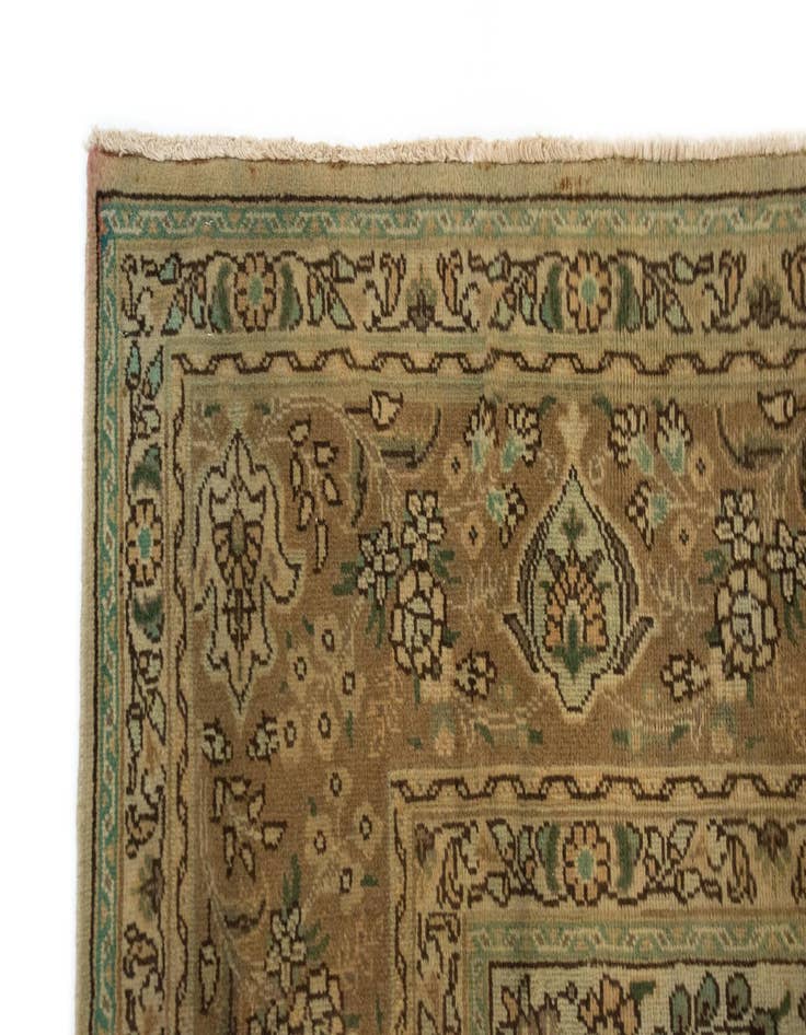 Detail image of  8' 4 x 11' 5  Hand Knotted Kashmar Persian Wool Rug