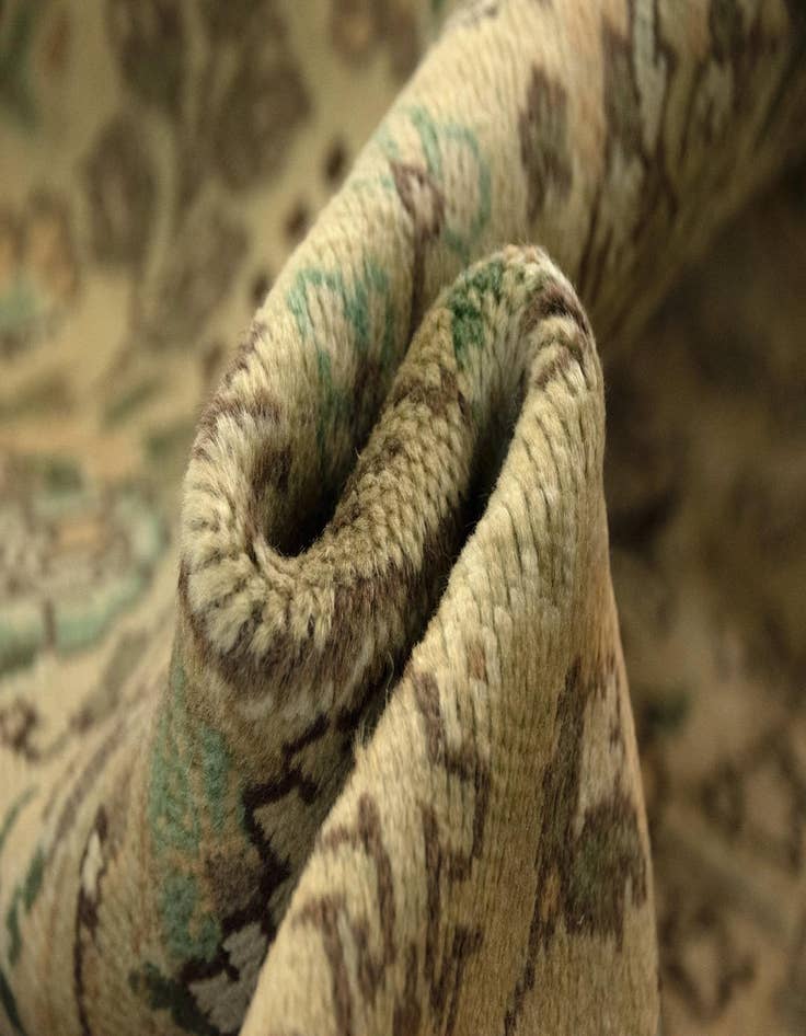 Detail image of  8' 4 x 11' 5  Hand Knotted Kashmar Persian Wool Rug