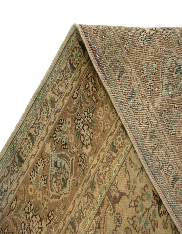 Detail image of  8' 4 x 11' 5  Hand Knotted Kashmar Persian Wool Rug