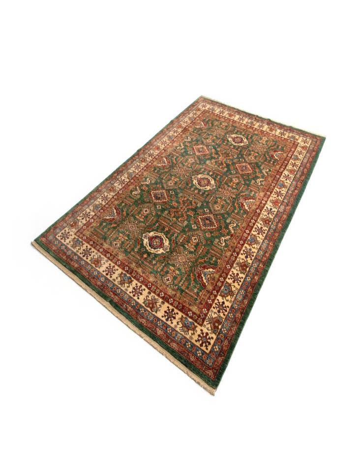 Detail image of  6' 9 x 9' 10 Kazak Wool Rug