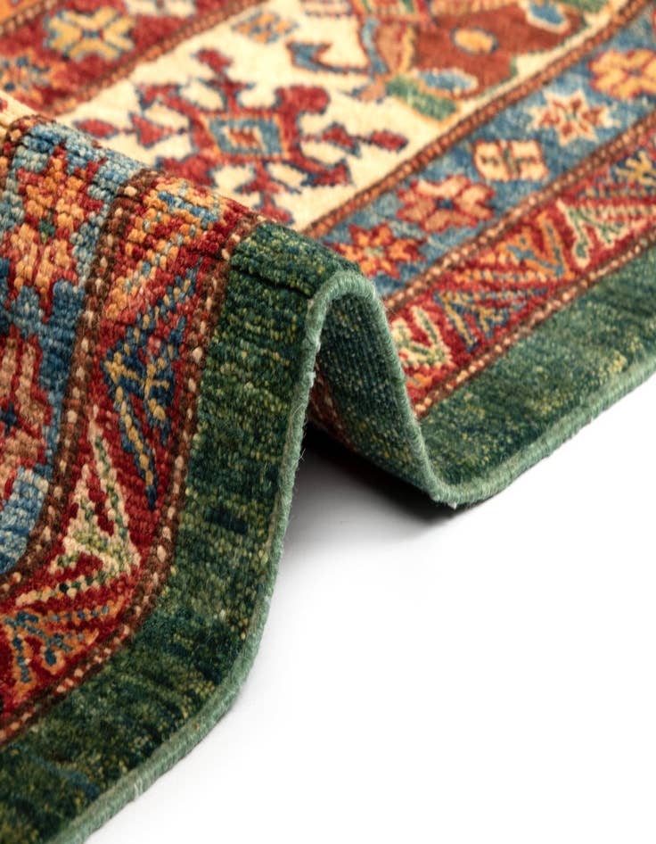 Detail image of  6' 9 x 9' 10 Kazak Wool Rug