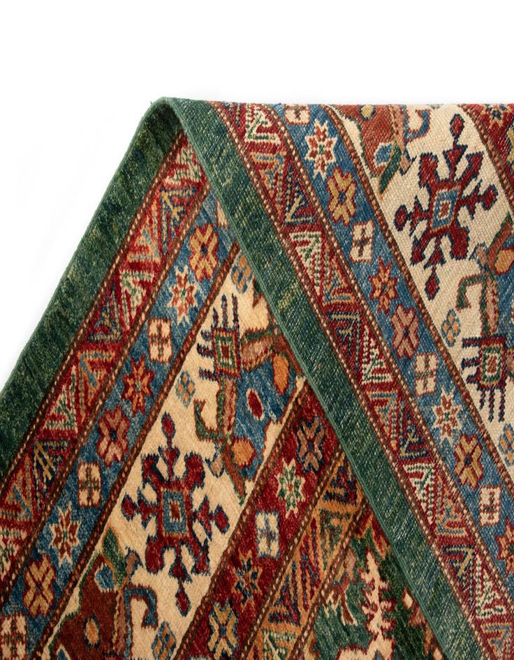 Detail image of  6' 9 x 9' 10 Kazak Wool Rug