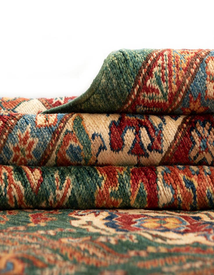 Detail image of  6' 9 x 9' 10 Kazak Wool Rug