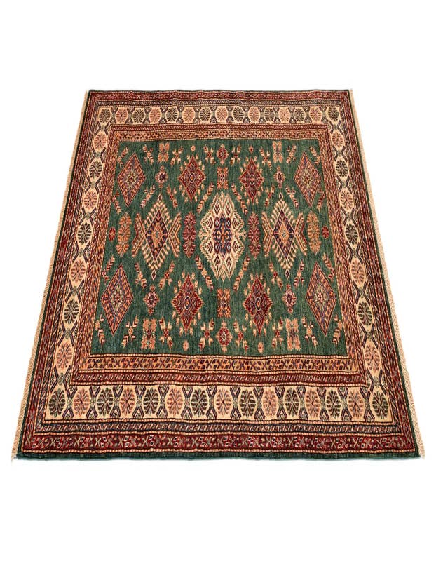 Detail image of  4' 8 x 6' 9 Kazak Wool Rug