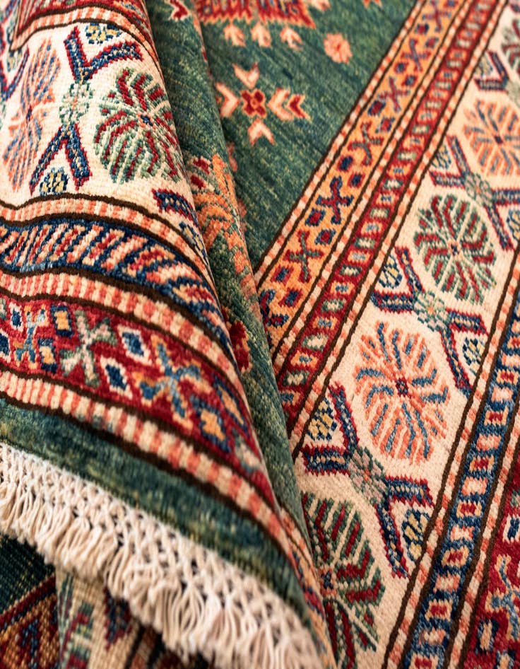 Detail image of  4' 8 x 6' 9 Kazak Wool Rug