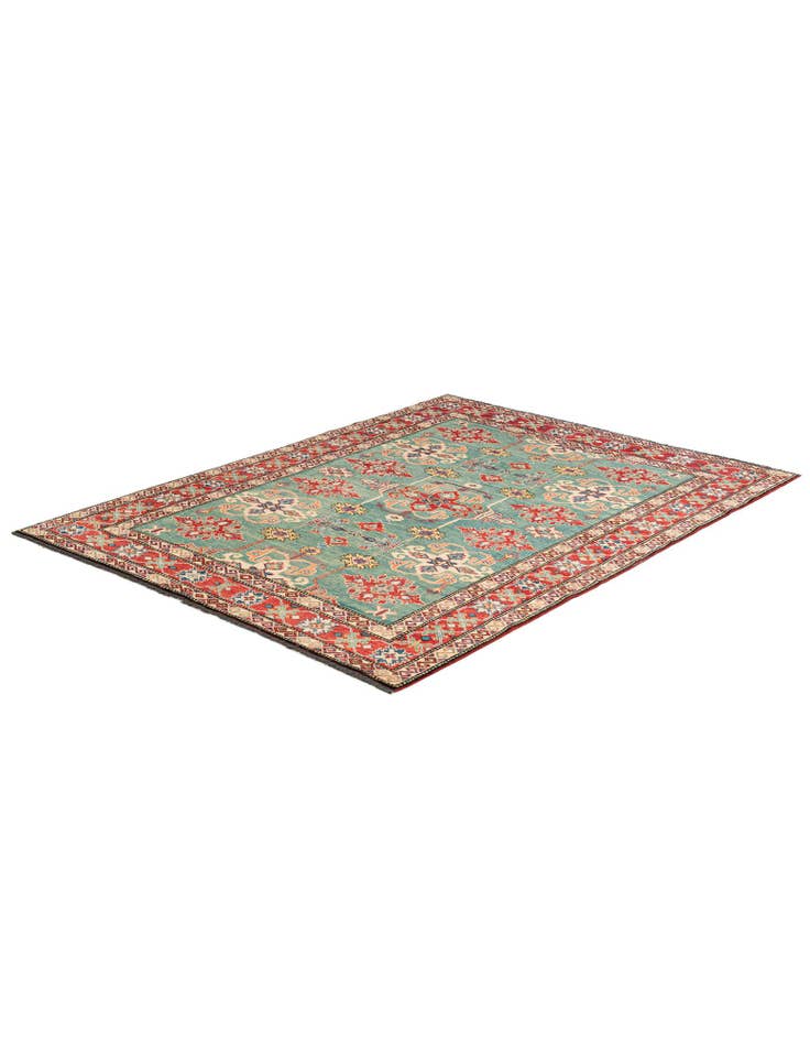 Detail image of  5' 10 x 7' 7  Hand Knotted Kazak Wool Rug