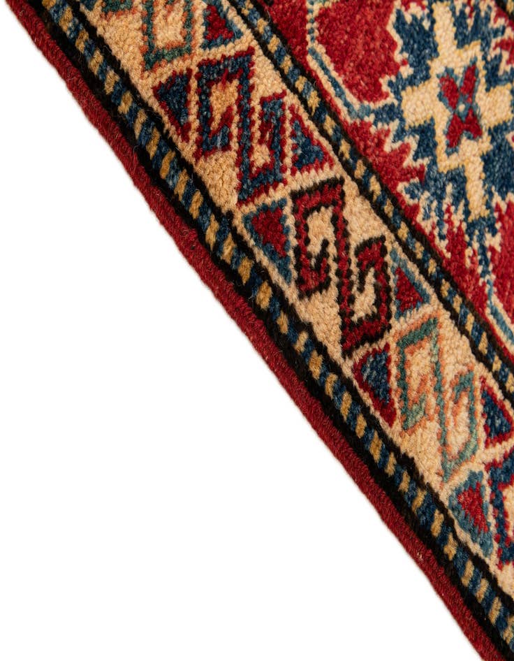 Detail image of  5' 10 x 7' 7  Hand Knotted Kazak Wool Rug