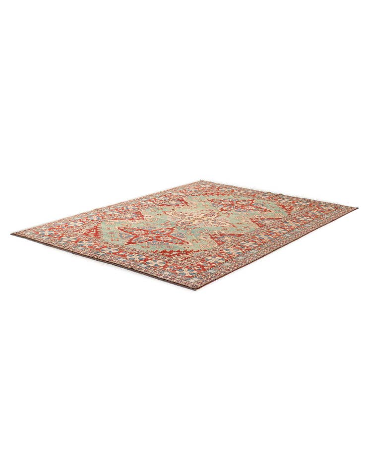 Detail image of  7' 8 x 10' 3  Hand Knotted Kazak Wool Rug