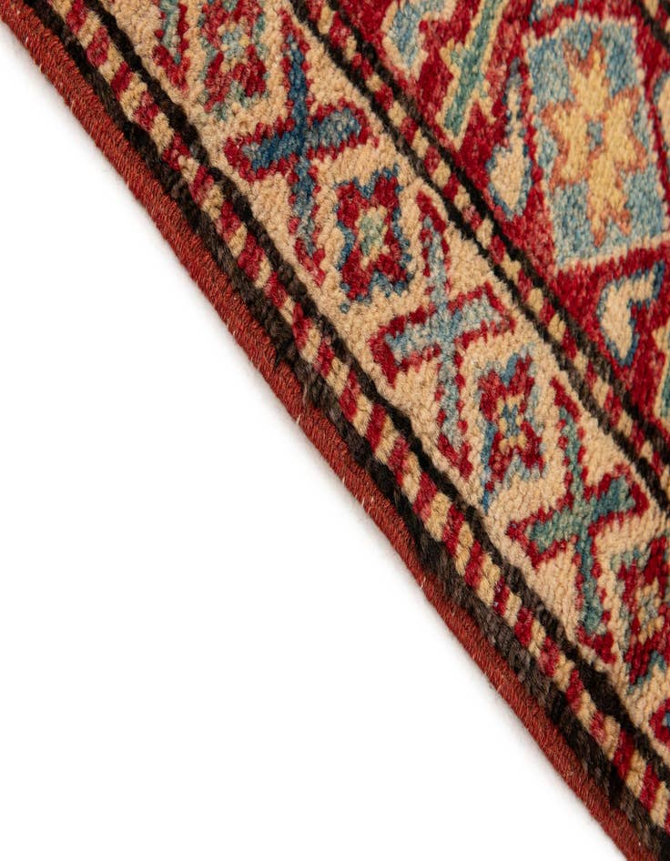 Detail image of  3' 3 x 4' 11  Hand Knotted Kazak Wool Rug