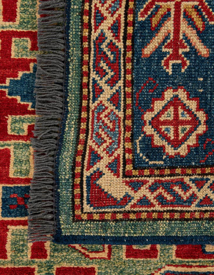Detail image of  3' 11 x 5' 9  Hand Knotted Kazak Wool Rug
