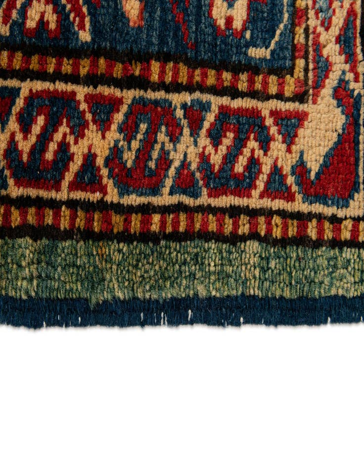 Detail image of  3' 11 x 5' 9  Hand Knotted Kazak Wool Rug