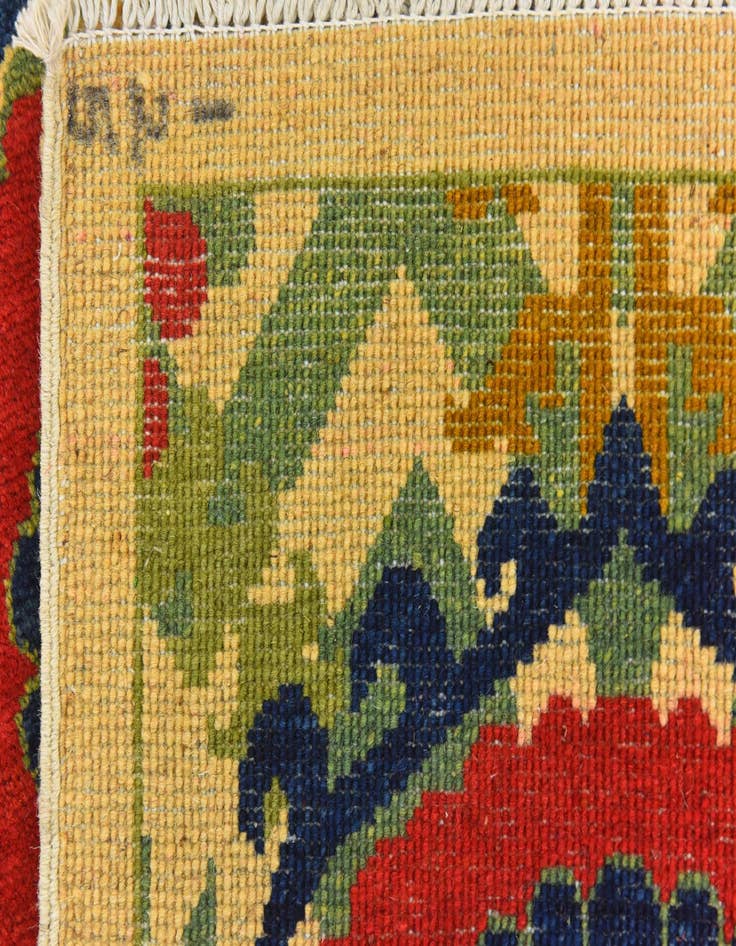 Detail image of  5' x 7'  Hand Knotted Kazak Rug