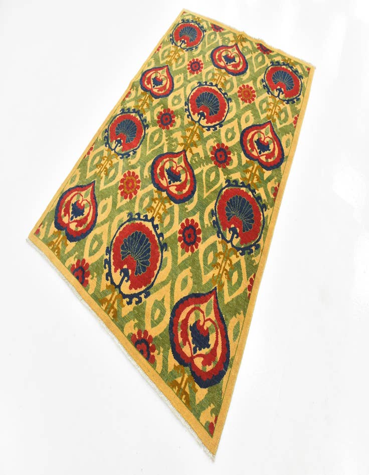 Detail image of  5' x 7'  Hand Knotted Kazak Rug