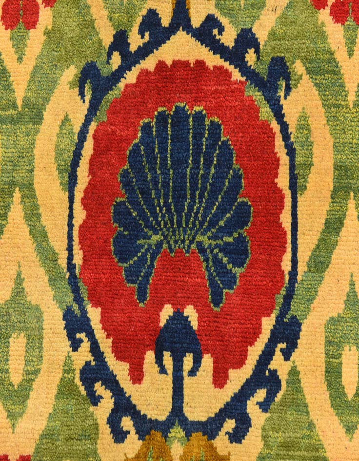 Detail image of  5' x 7'  Hand Knotted Kazak Rug