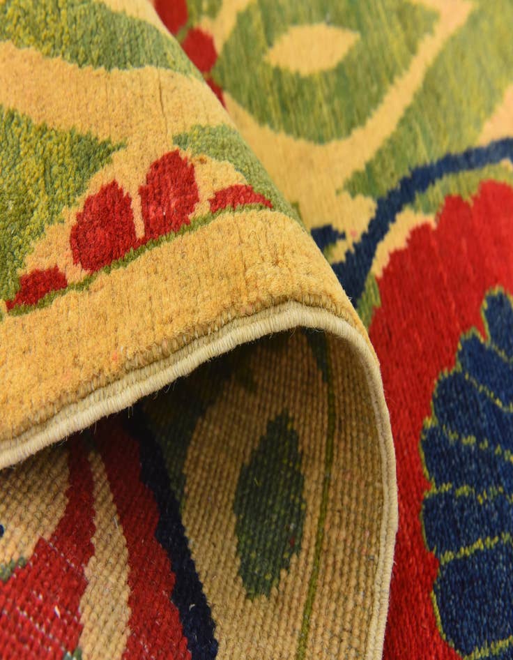 Detail image of  5' x 7'  Hand Knotted Kazak Rug