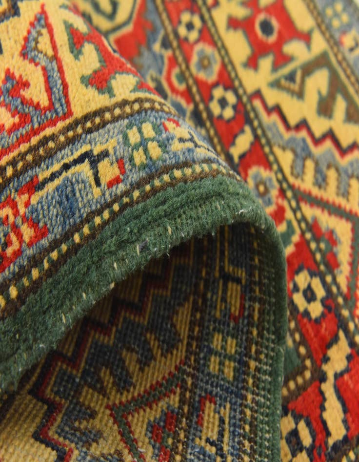 Detail image of  2' 9 x 4'  Hand Knotted Kazak Rug