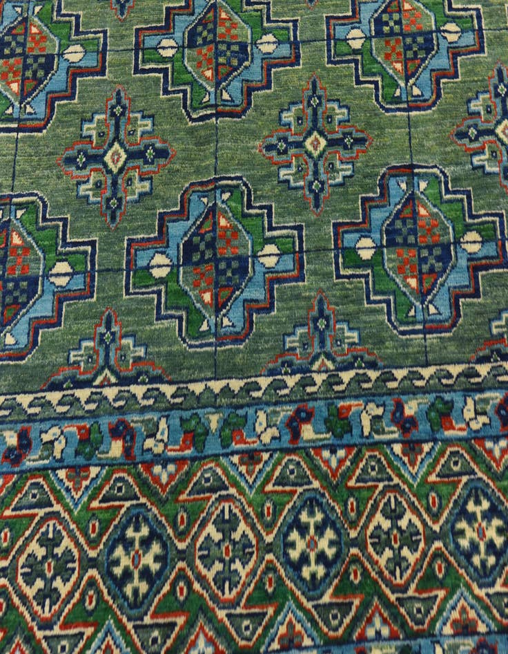 Detail image of 8' 1 x 9' 10 Hand Knotted Kazak Rug
