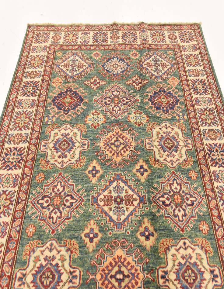 Detail image of  4' x 6'  Hand Knotted Kazak Oriental Rug