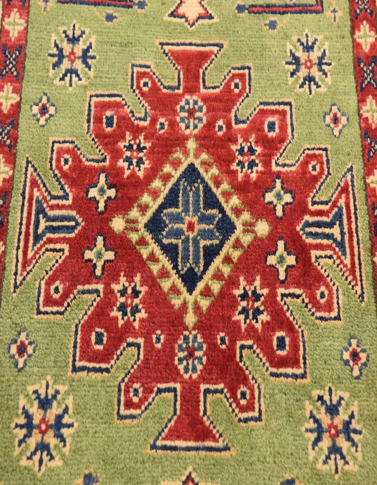 Detail image of  2' 9 x 3' 10  Hand Knotted Kazak Rug