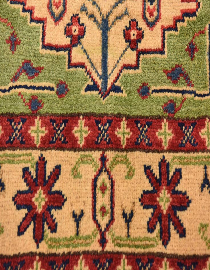 Detail image of  2' 9 x 3' 10  Hand Knotted Kazak Rug